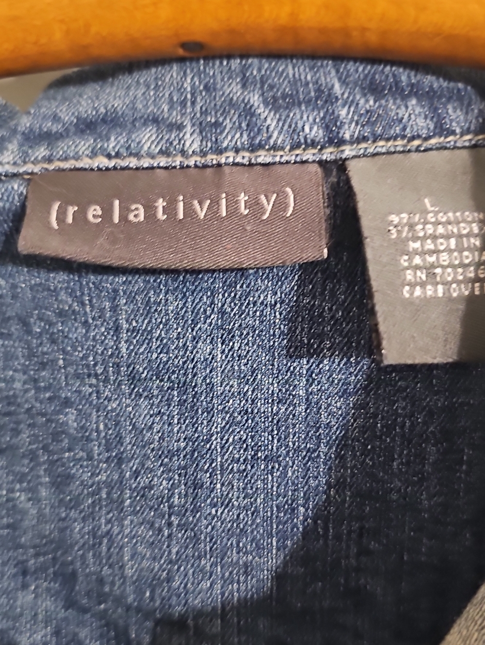 Relativity Jean Jacket - Picture 2 of 4